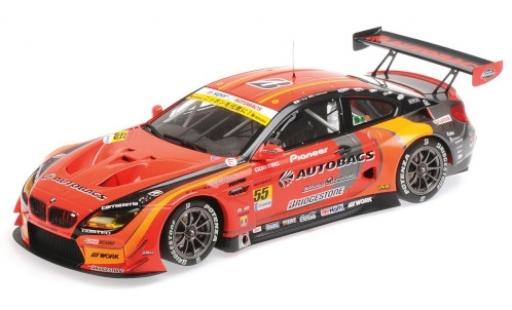 Modelauto Bmw M6 GT3 No.55 Autobacs Racing Team Aguri Super GT300 2017 S.Takagi/S.Walkinshaw 1/18 Minichamps