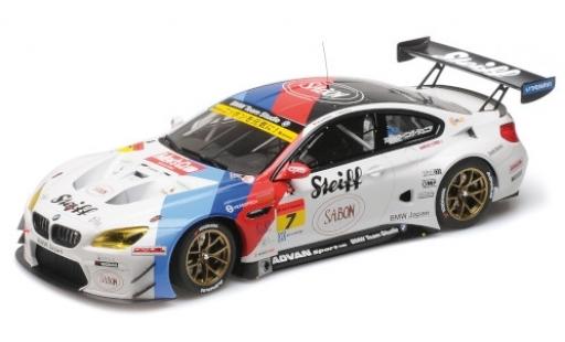Modelauto Bmw M6 GT3 No.7 Team Studie AG Steiff Super GT Japan 2016 J.M&Atilde;&frac14;ller/S.Ara 1/18 Minichamps