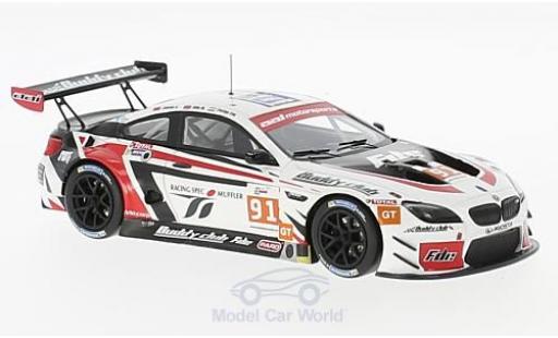 Modelauto Bmw M6 GT3 No.91 Aai Racing Team Asian Le Mans 2016 J.S.Chen/O.Millroy/P.Eng 1/43 Minichamps