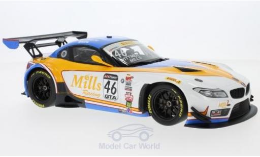 Modelauto Bmw Z4 GT3 (E89) No.46 Mills Racing Pirelli World Challenge 2016 K. Wittmer/M.Mills 1/18 Minichamps