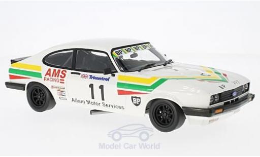 Modelauto Ford Capri 3.0S 3.0 No.11 Allam Motor Services RAC. BSCC Silverstone 1979 J.Allam 1/18 Minichamps