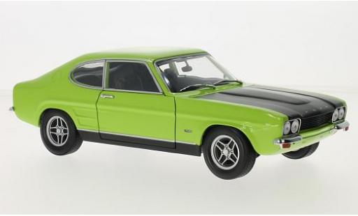 Modelauto Ford Capri RS 2600 MKI groen/mat-zwart 1970 1/18 Minichamps