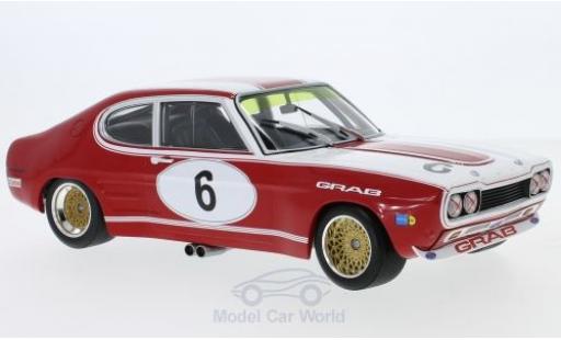 Modelauto Ford Capri RS 2600 MKI No.6 Grab -Tuning Siegen 6h N&Atilde;&frac14;rburgring 1973 K-L.Weiss/K.Ludwig 1/18 Minichamps