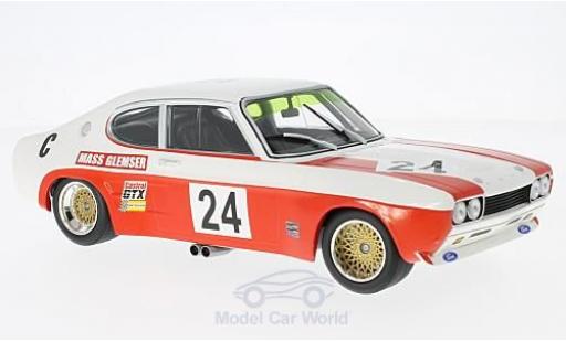 Modelauto Ford Ka 2600 RS No.24 K&Atilde;&para;ln Lucky Strike 9h Kyalami 1971 met Decals D.Glemser/J.Mass 1/18 Minichamps