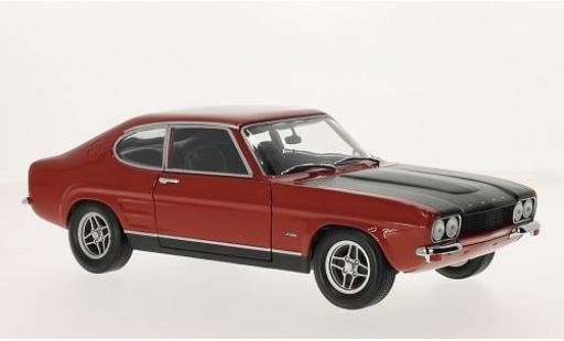 Modelauto Ford Capri RS 2600 rood/mat-zwart 1970 1/18 Minichamps
