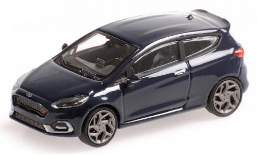 Modelauto Ford Fiesta ST blauw 2018 1/87 Minichamps