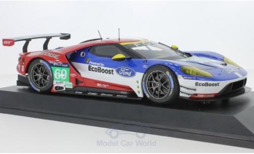 Modelauto Ford GT GTE No.69 Chip Ganassi Racing USA 24h Le Mans 2016 R.Briscoe/R.Westbrook/S.Dixon 1/18 Minichamps