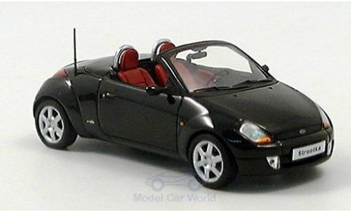 Modelauto Ford Street Ka Cabriolet StreetKa zwart 2003 1/43 Minichamps