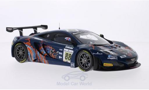 Modelauto McLaren MP4-12C GT3 12C No.88 Von Ryan Racing 24h Spa 2013 R.Barff/C.Goodwin/B.Senna 1/18 Minichamps