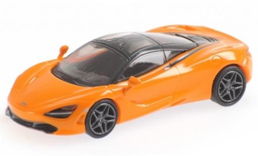 Modelauto McLaren 720 Base S oranje 1/87 Minichamps