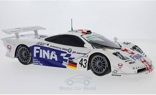 Modelauto McLaren F1 GTR GTR No.43 Bmw Motorsport 24h Le Mans 1997 P.Kox/R.Ravaglia/E.Helary zonder Vitrine 1/18 Minichamps