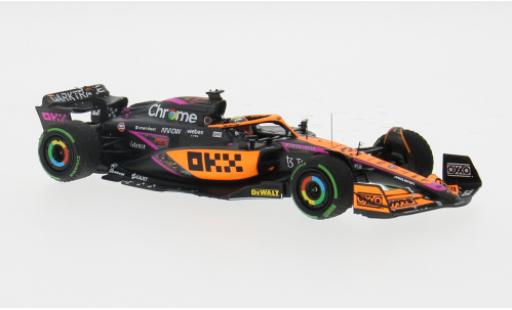 Modelauto McLaren F1 MCL36 No.3 Team formule 1 GP Singapur 2022 1/43 Minichamps