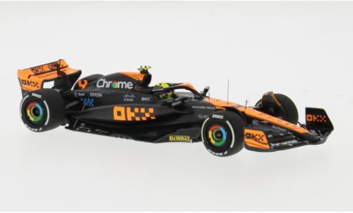Modelauto McLaren F1 MCL60 No.4 Team formule 1 GP Japan 2023 1/43 Minichamps