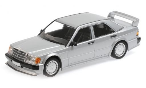 Modelauto Mercedes 190 Evo E 2.5-16 1 (W201) grijs 1989 1/18 Minichamps