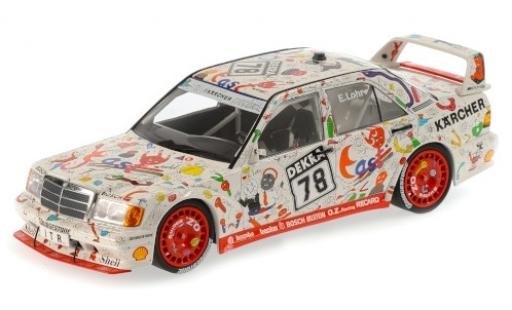 Modelauto Mercedes 190 DTM E 2.5-16 EVO 2 No.78 Team AMG-West Andora 1989 E.Lohr 1/18 Minichamps