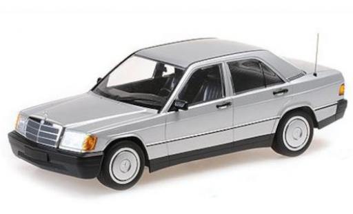 Modelauto Mercedes 190 Base E (W201) grijs 1982 1/18 Minichamps
