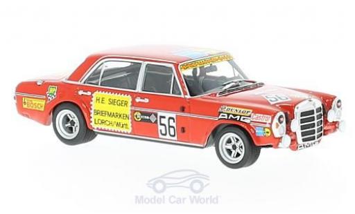 Modelauto Mercedes 300 6.8 AMG No.56 Briefmarken winnaar 200 Meilen von N&Atilde;&frac14;rnberg 1972 H.Heyer 1/43 Minichamps