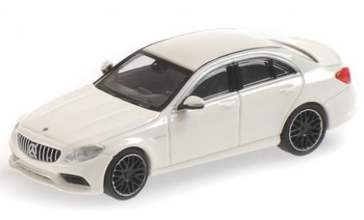 Modelauto Mercedes C AMG C63 (W205) wit 2019 1/87 Minichamps
