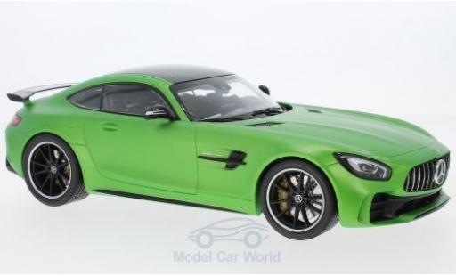 Modelauto Mercedes AMG GT Base -R mat-groen 2017 1/18 Minichamps