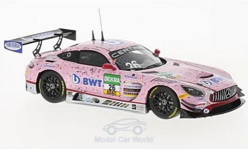 Modelauto Mercedes AMG GT GT3 3 No.26 BWT M&Atilde;&frac14;cke Motorsport BWT ADAC GT Masters 2017 S.Asch/L.Auer/S.M&Atilde;&frac14;cke 1/43 Minichamps