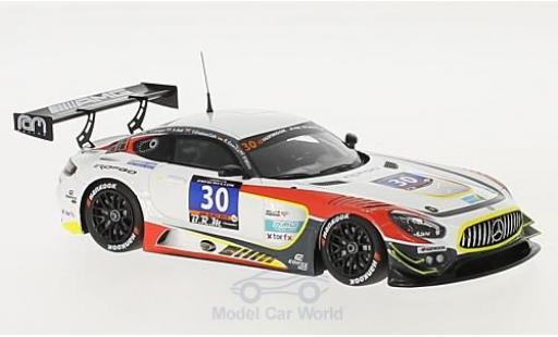 Modelauto Mercedes AMG GT GT3 3 No.30 RAM Racing 24h Dubai 2015 P.White/T.J&Atilde;&curren;ger/T.Onslow-Cole/A.Jaeger 1/43 Minichamps