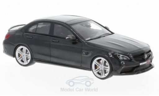 Modelauto Mercedes B Base Brabus 600 zwart 2015 Basis AMG E63 S 1/43 Minichamps