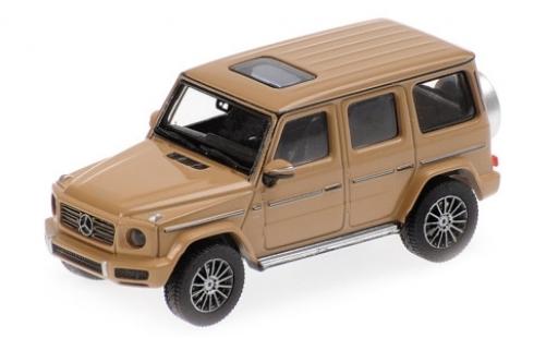 Modelauto Mercedes Classe G Base G500 (W463) beige 2018 1/87 Minichamps