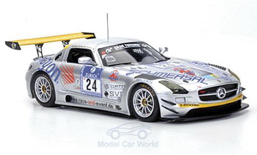 Modelauto Mercedes SLS GT3 AMG No.24 Race & Event 24h N&Atilde;&frac14;rburgring 2011 Tiger/Geulen/Schmersal/Frers 1/43 Minichamps