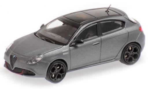 Modelauto Alfa Romeo Giulietta veloce grijs mat 2017 1/87 Minichamps