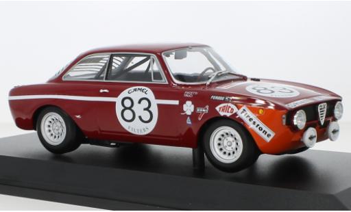 Modelauto Alfa Romeo Giulia sprint gta A 1300 No.83 Autodelta 24h Spa 1972 1/18 Minichamps