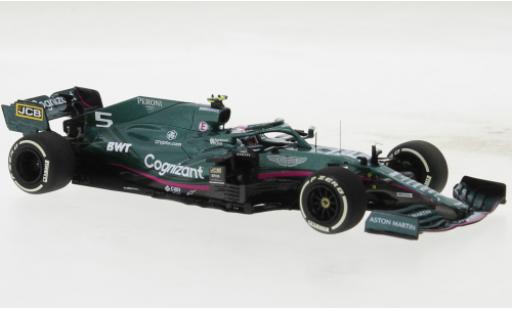 Modelauto Aston Martin AMR21 f1 1 No.5 Cognizant Team Cognizant formule 1 GP Monaco 2021 1/18 Minichamps