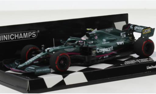 Modelauto Aston Martin AMR21 f1 1 No.5 Cognizant Team Cognizant formule 1 GP Azerbaijan 2021 1/43 Minichamps