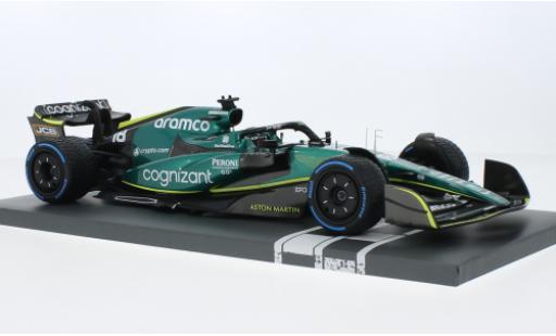 Modelauto Aston Martin AMR22 f1 2 No.18 Aramco Cognizant Team Cognizant formule 1 GP Bahrain 2022 1/18 Minichamps