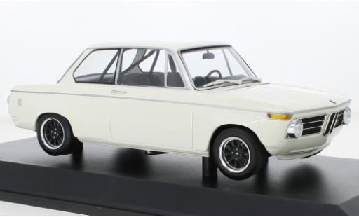 Modelauto Bmw 2002 berline wit 1970 1/18 Minichamps