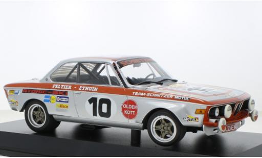 Modelauto Bmw 2800 CS No.10 24h Spa 1972 1/18 Minichamps