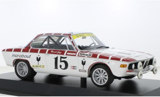Modelauto Bmw 2800 CS No.15 Racing Team Marabout 24h Spa 1972 1/18 Minichamps