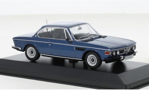 Modelauto Bmw 3.0 CS metallic blauw 1968 1/43 Minichamps