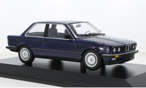 Modelauto Bmw 323 coupe i (E30) blauw 1982 1/18 Minichamps