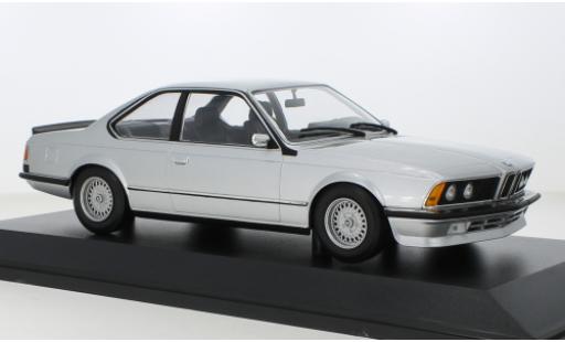 Modelauto Bmw 635 CSi grijs 1982 1/18 Minichamps