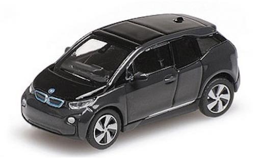 Modelauto Bmw i3 hatchback grijs 2014 1/87 Minichamps
