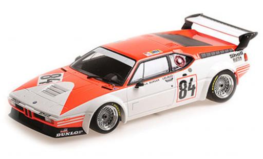 Modelauto Bmw M1 1980 No.84 Equipe Dominique Lacaud Marlboro 24h Le Mans 1/18 Minichamps