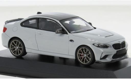 Modelauto Bmw M2 CS grijs 2020 1/43 Minichamps