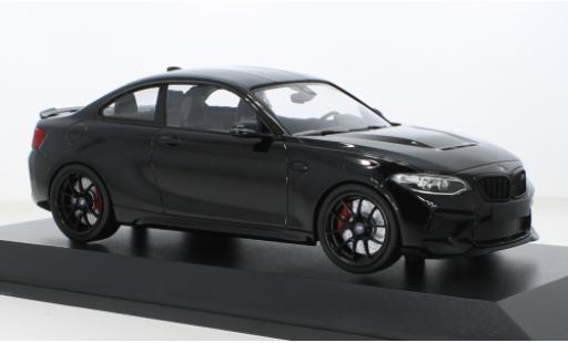 Modelauto Bmw M2 CS metallic zwart 2020 1/18 Minichamps