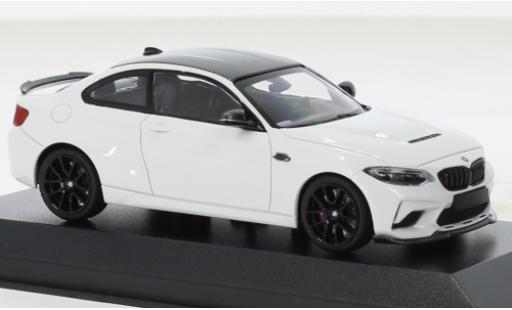 Modelauto Bmw M2 CS wit 2020 1/18 Minichamps