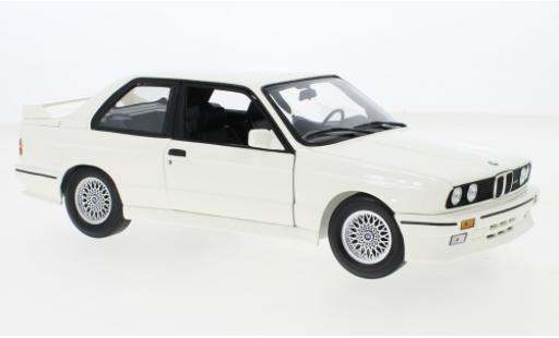 Modelauto Bmw M3 coupe (E30) wit 1987 1/18 Minichamps