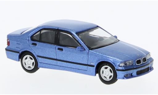 Modelauto Bmw M3 coupe (E36) metallic blauw 1994 1/87 Minichamps