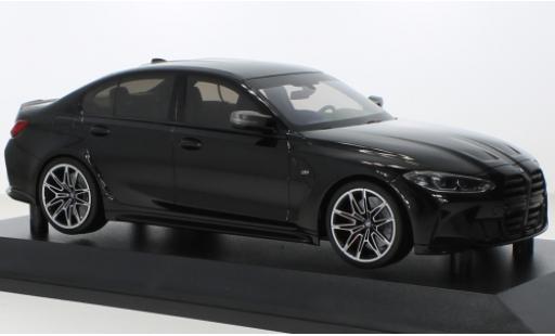 Modelauto Bmw M3 berline zwart 2020 1/18 Minichamps