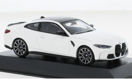 Modelauto Bmw M4 Competition (G82) wit 2020 1/43 Minichamps