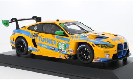 Modelauto Bmw M4 gt3 GTD No.96 Turner Motorsport IMSA 2022 1/18 Minichamps
