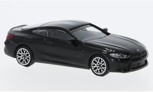 Modelauto Bmw M8 Coupe Competition (F92) metallic zwart 2019 1/87 Minichamps